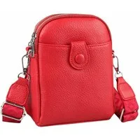 ITALYSHOP24 Schultertasche Damen Tasche Minibag Umhängetasche Geldbörse Handytasche Crossover, Brusttasche Bodybag Crossbody Hüfttasche Clutch leicht Gewicht