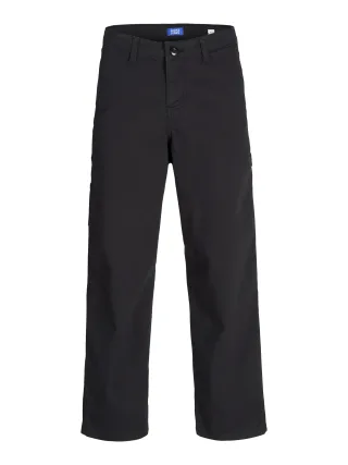 JACK&JONES - JPSTALEX CO JJCARPENTER PANTS NOOS JNR Black - Gr. - 176