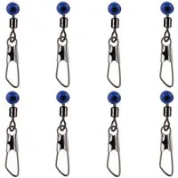 Cresta Schnurverbinder Cresta Feeder Swivels Safe-Bead - 8 Angelwirbel, (1-St)