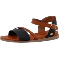 Mustang Shoes Eireen Riemchensandale Sandalette, Sommerschuh mit logogeprägter Niete