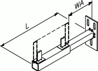Zehnder Zubehör Wandkonsole WAK 2-180 782271