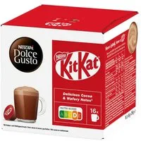 NESCAFE Kaffee, Nescafe Dolce Gusto KitKat Kapseln mit Kakao und Waffelgeschmack 256g