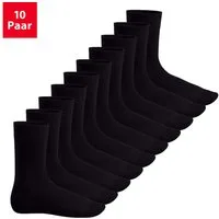 Footstar Basicsocken EVERYDAY! 10 PAAR Damen Herren Socken mit Baumwolle Basic Socken