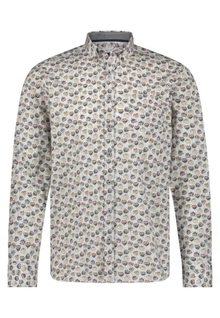 State of Art - Button-Down-Hemd mit Brusttasche weiß - Gr. - S