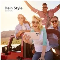 EAZY CASE Handyhülle für Apple iPhone 12 Pro Max Hülle Silikon 6,7 Zoll, Silikon Schutzhülle mit Kameraschutz kratzfest bumper Rosa Altrosa