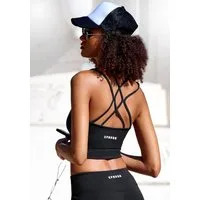 Copenhagen Studios Crop-Top mit gekreuzten Trägern und herausnehmbaren Pads