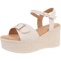 Ital-Design Elegante Plateau-Sandalen für jeden Anlass Plateausandaletten (89092167) Keilabsatz/Wedge Keilsandaletten in Beige