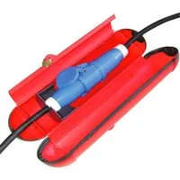 HABA B.V. Kabelbox Kabelsafe Kabelbox CEE + Schuko Silikondichtung mit Schloss Wohnmobil