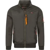 Geographical Norway Steppjacke Herren Übergangsjacke Blouson Strickfleece MIX Herbst Winter Jacke