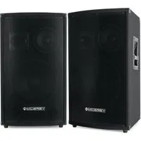 McGrey Paar SL-12/3 3-Wege DJ PA Box Lautsprecher (300 W, Passiv Speaker 30cm (12 zoll), 3-Wege System, Holzgehäuse)