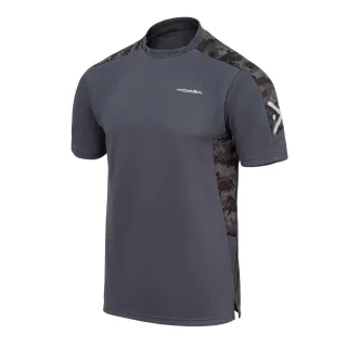 KooGa - T-Shirt für Herren, Rundhalsausschnitt (Holzkohle)