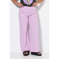 Studio Untold Schlupfhose Hose wide Legs Seersucker Streifen