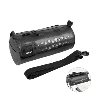 ESLNF Bike Handlebar Bag Large Capacity Waterproof Bicycle Front Bag With Shoulder Strap Portable Cycling Storage Pannie