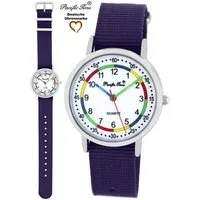 Pacific Time Quarzuhr Kinder Armbanduhr First Lernuhr Wechselarmband, Mix und Match Design - Gratis Versand