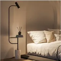 Neona Stehlampe ARTEMIS Schwarz, Bewegliches Leuchtelement, GU10 6W, Warmweiß