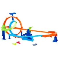 Hot Wheels Autorennbahn Hot Wheels Stunt Tracks Turbo Looping Set