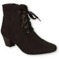 Hirschkogel Trachten Stiefeletten - FRANKA - anthrazit, schwarz Stiefelette