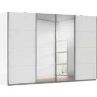 rauch Schwebetürenschrank Kleiderschrank Schrank Garderobe Wäscheschrank Ankleide SYNCRONO (Mitteltüren öffnen parallel, Breiten 271/316/361 cm Höhen 211/230 cm) Mitteltüren mit praktischer Synchron-Öffnung MADE IN GERMANY