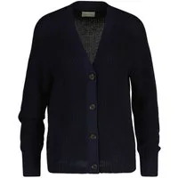 Gant Cardigan RIBBED KNIT COTTON Regular fit mit V-Ausschnitt