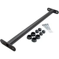 ROG-Gardenline Turnreck Reckstange Metall stabile Turnstange inklusive Montagematerial, (anthrazit, 60 cm)