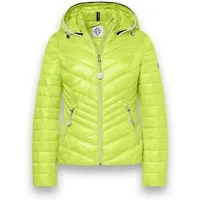 District Funktionsjacke Übergangsjacke Magnolia (mit Kapuze, wasserabweisend) limegrün Damen