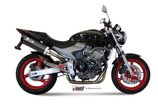 Sport Auspuff MIVV Oval Full Carbon Honda CB 600 F Hornet Bj. 2003-2006 PC36 eintragungsfrei+ABE