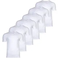 BOSS T-Shirt Herren T-Shirt 6er Pack Baumwolle (Packung, 6er Pack)
