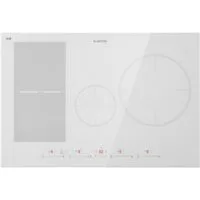 Klarstein Induktions-Kochfeld Delicatessa 77 Hybrid Induktion 4 Zonen 7500W Glaskeramik 28cm Paella, Einbau Induktionskochfeld 4 Platten Glaskeramik Kochfeld Induktion