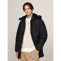Tommy Hilfiger Parka ROCKIE UTILITY PARKA Winterjacke, Outdoorjacke hoch geschlossen, Stehakragen mit Fellimitat