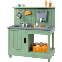 MUDDY BUDDY® Outdoor-Spielküche Mud Expert, eukalyptus Holz