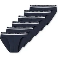 uncover by SCHIESSER Slip 6er Pack Basic (Spar-Set, 6-St) Rio Slip / Unterhose - Baumwolle - ohne Eingriff