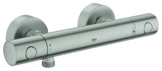 GROHE Thermostat-Brausebatterie Grohtherm 800 C, 34765 Wandmontage supersteel, 34765DC0 34765DC0