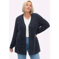 Sheego Strickjacke Strickjacke Langarm Jersey