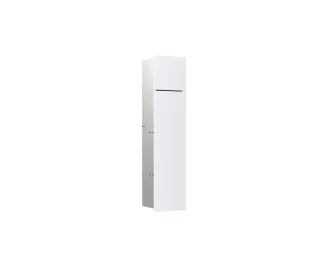 emco WC-Modul asis pure mit Glasfront Türanschlag rechts, Unterputz, 730 mm, alpinweiss matt, 975528 975528401