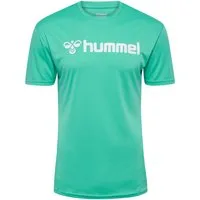 hummel Trainingsshirt hmlLOGO JERSEY S/S mit Rundhalsausschnitt, Kurzarm-Design, schnell trocknend