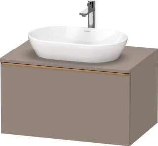 Duravit D-Neo Konsolenwaschtischunterbau wandhängend Basalt Matt 800x550x459 mm - DE4947004430000 DE4947004430000