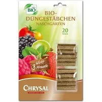 Chrysal Pflanzendünger Bio Naschgarten Düngestäbchen 20 Stück