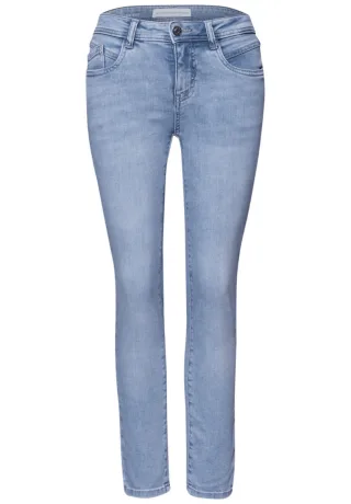 Street One - Slim Fit Jeans - Style York blau - Gr. - 28