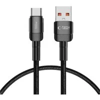 TECH PROTECT Evo USB-Kabel, USB-A, USB-C, Schnellladekabel 100 W USB-C auf USB-A 0,5 m