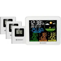 BRESSER BRESSER Farbwetterstation mit 3 Sensoren Wetterstation