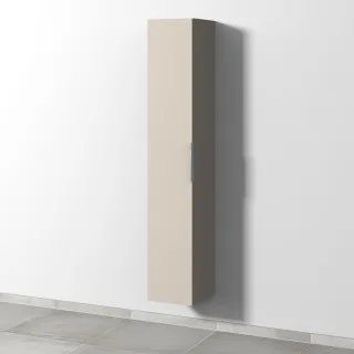 Sanipa 3way Hochschrank mit 1 Tür, Kaschmir-Matt UP1061U