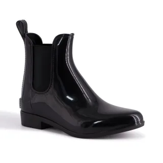 Aus Wooli Australia Womens Regenstiefel mit Schafsfell Einlegesohle enthalten BLACK