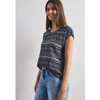 STREET ONE Blusentop mit allover Print