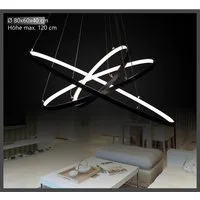 Euroton LED Pendelleuchte LED Pendelleuchte 2130 LED Hängelampe mit Fernbedienung, LED fest integriert, kalt - warm, 7000 k - 3000 k stufenlos einstellbar