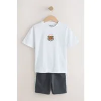 Next T-Shirt & Shorts Kurzärmeliges T-Shirt und Shorts im Set (2-tlg)