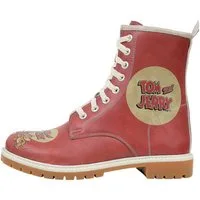 DOGO Wb Longe Boots Schnürstiefel Family Rocks Damen Stiefeletten, Schnürboots Handgefertigt