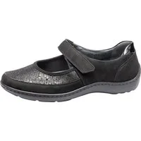 Waldläufer HENNI Riemchenballerina, Halbschuh, Komfortschuh, Klettschuh in Weite H (sehr weit)