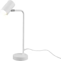 TRIO Leuchten LED Schreibtischlampe, Dimmfunktion, LED wechselbar, Warmweiß, Groß-e Arbeitsplatzleuchte Leselampe Bürobeleuchtung, Weiß Höhe 45cm