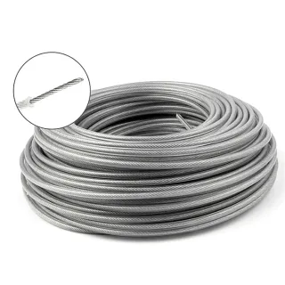 1PCS 15M Steel Wire Nylon Grass Trimmer Line Round Roll Replacement for Efficient Eco-Friendly Gardening High Durability