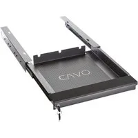 CAVO Schublade Unterbau Laptop-Schublade schwarz abschließbar Tischschublad (1 St), Laptop Arbeitstisch-Schublade 380 x 446 x 55 mm